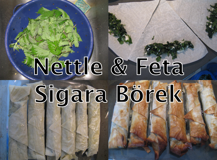 Photos of stages of Nettle & Feta Sigara Borek recipe