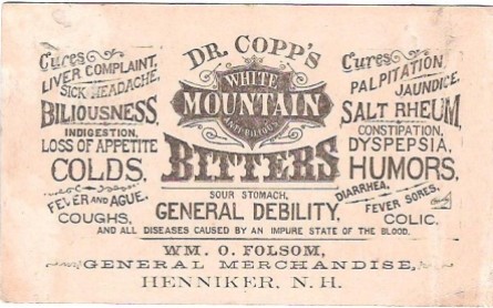 Advertisement for bitters. CC wikipedia.